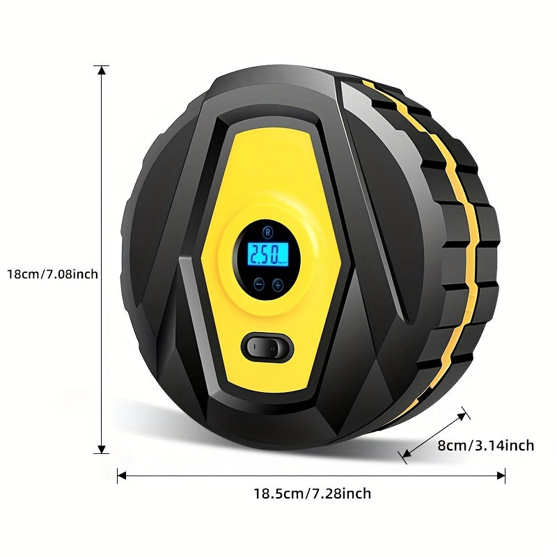 Car Tire Inflator Pump 12V Portable Air Compressor for Cars and Sedans