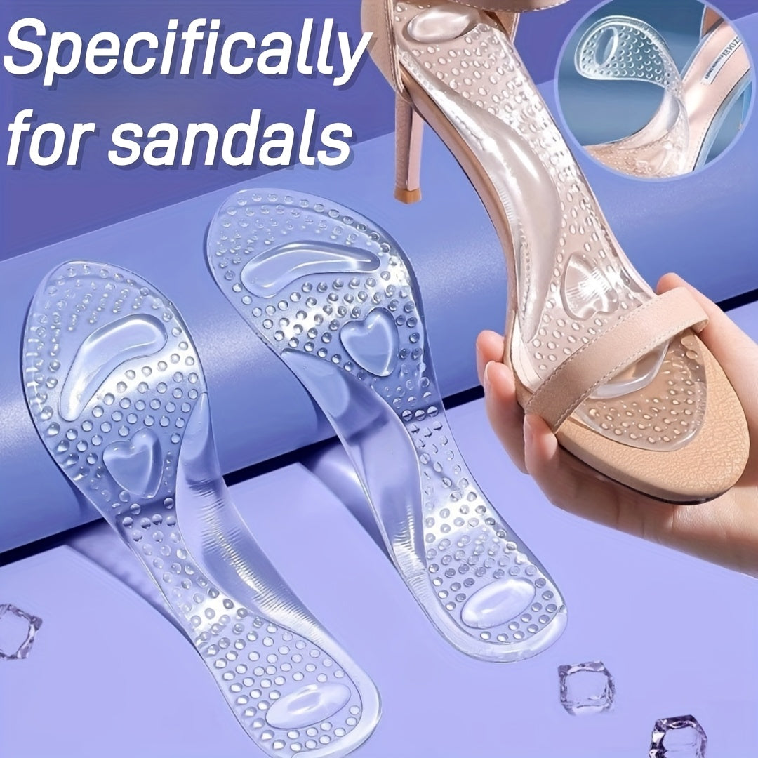 Unisex силиконовые стельки самоклеющиеся противоскользящие комфортные подушки