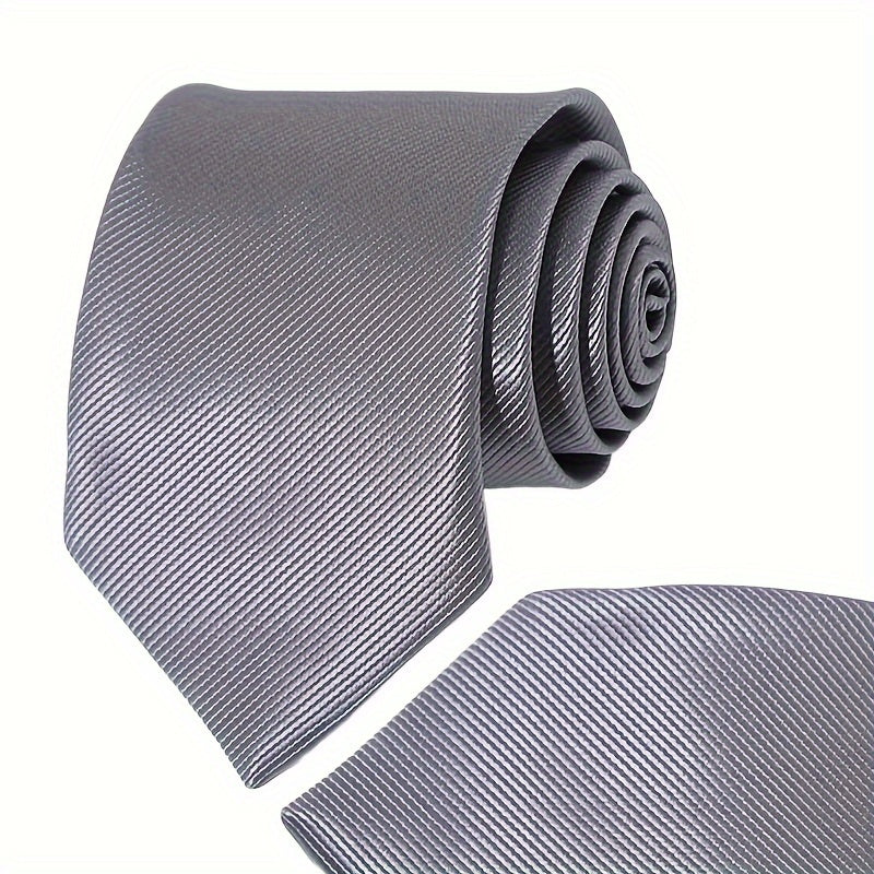 Erkaklar uchun bir rangli rasmiy biznes galstuklar, kuyovlar va bayramlar uchun