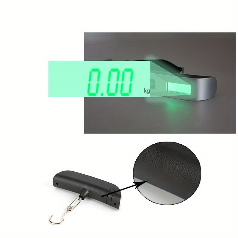 Digital Hanging Scale with Hook, High Precision, Food Safe Battery, Luggage and Fishing Use