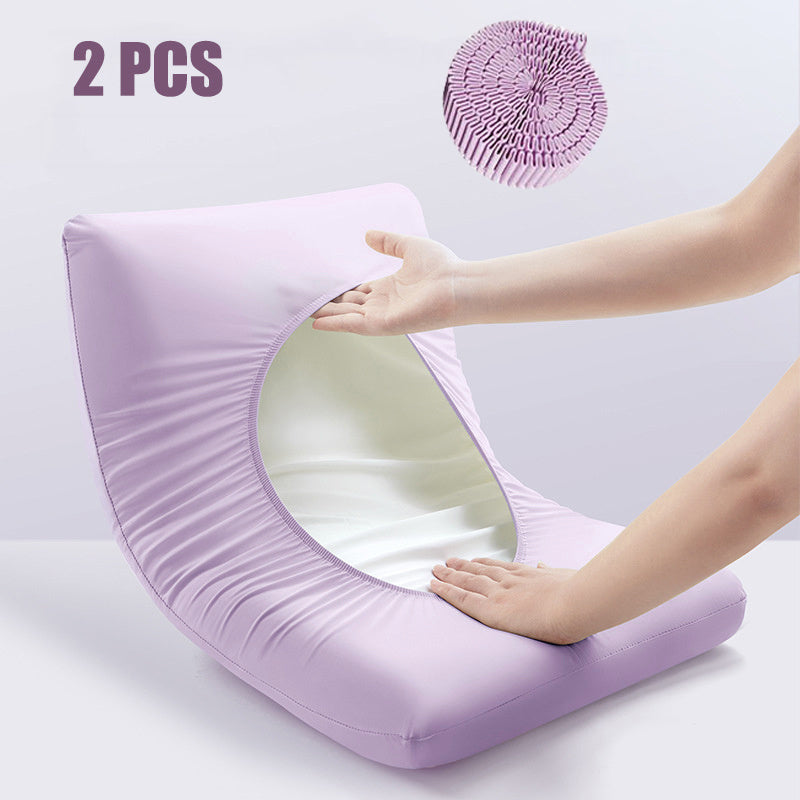 Disposable Pillowcases Set of 2 Light Purple Breathable Non-Woven 80cm x 50cm