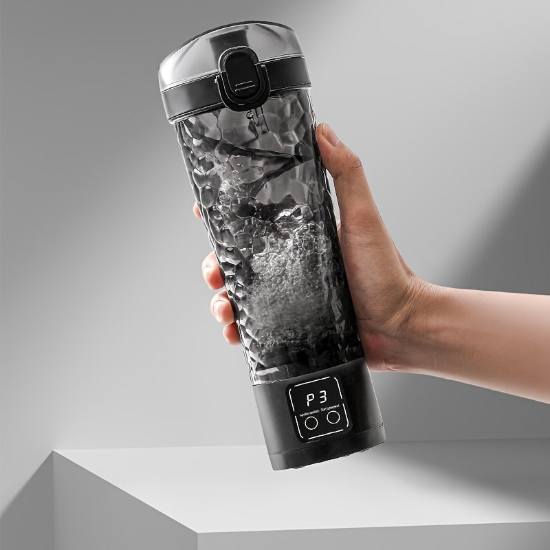 Avtomatik aralashtiruvchi sayohat mug'i, qahva va protein kokteyllari uchun 16oz qora
