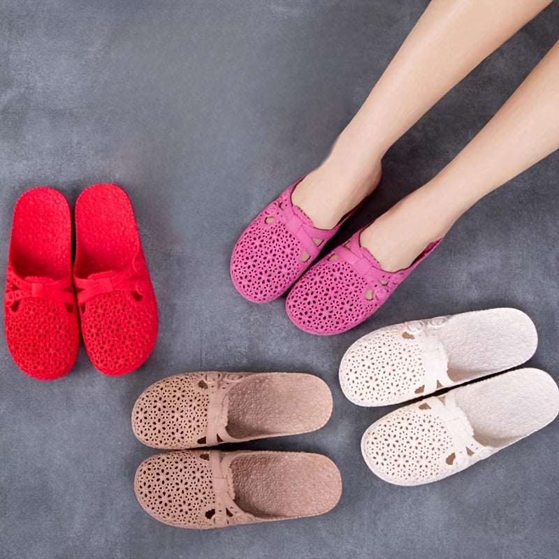 Women's Breathable Slippers Indoor Outdoor Comfortable Bathroom Shoes