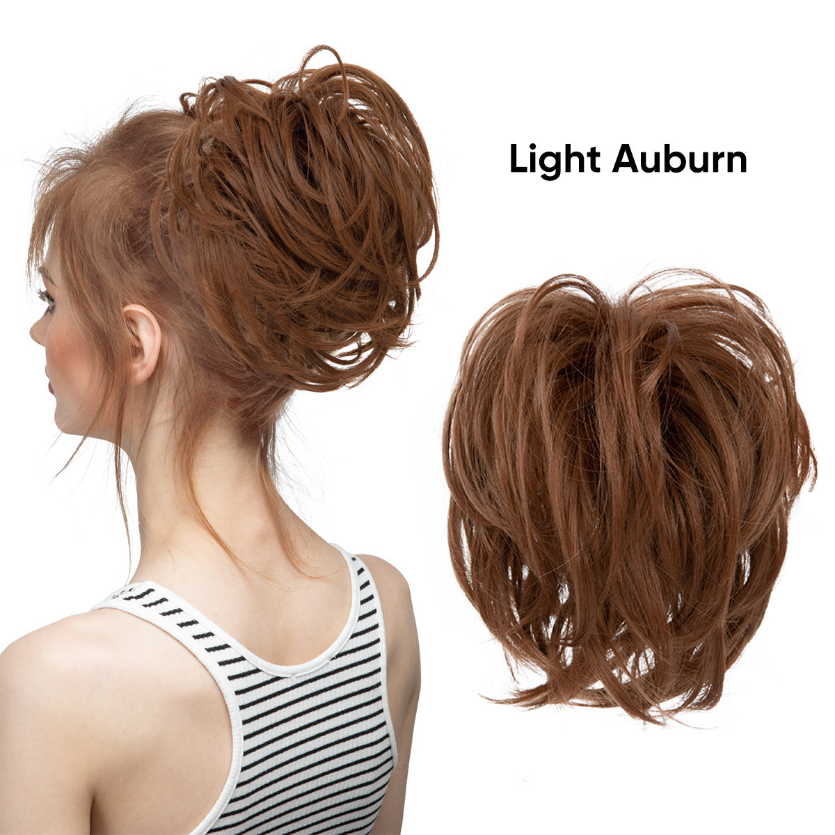 Women's Fluffy Curly Wig Hair Ring Elastic Rubber Band Hair Accessory