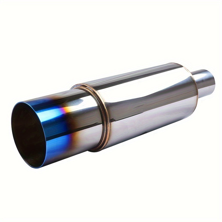 Car Straight Exhaust Pipe Stainless Steel Rear Section Sport Sound