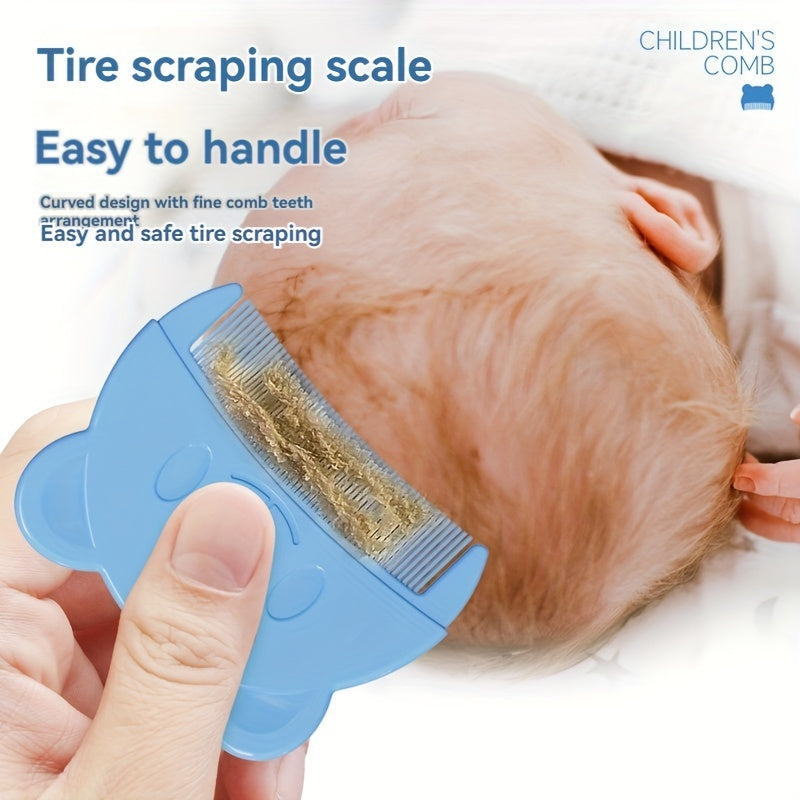 Kids Hair Comb for Children, Bear-Shaped, Gentle on Scalp, Multiple Colors