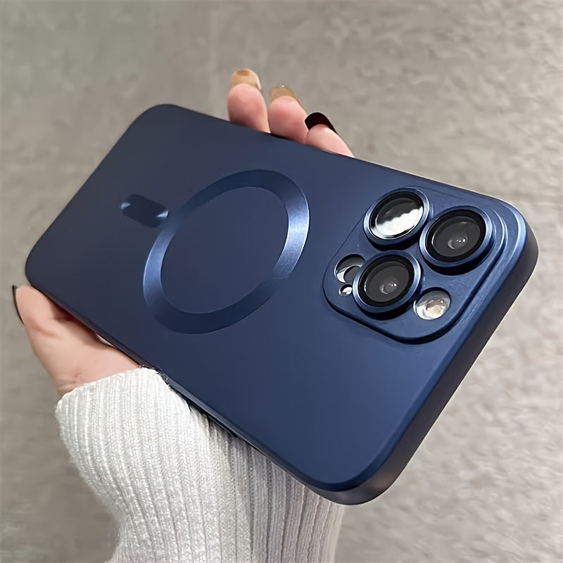 Luxury Matte Soft Phone Case for iPhone 11-15 with Camera Protection and Shockproof TPU