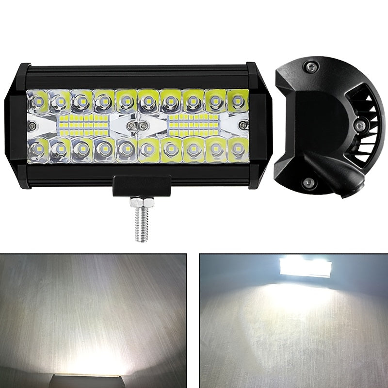 Комбинированная лампа из 40 светодиодов для автомобильных фар для грузовиков и мотоциклов, вспомогательные огни