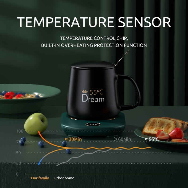 Electric Heating Pad for Home Office Desk with 3 Warmth Settings