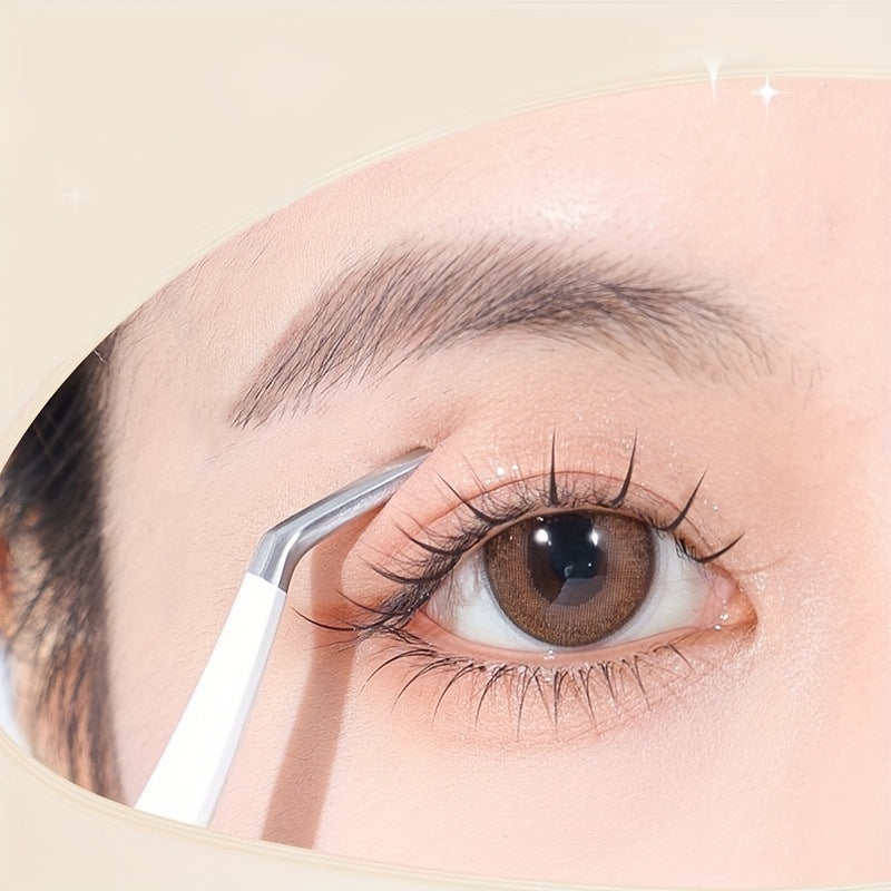 Щипцы для наращивания ресниц с изогнутым концом, аппликатор для ресниц, профессиональный инструмент