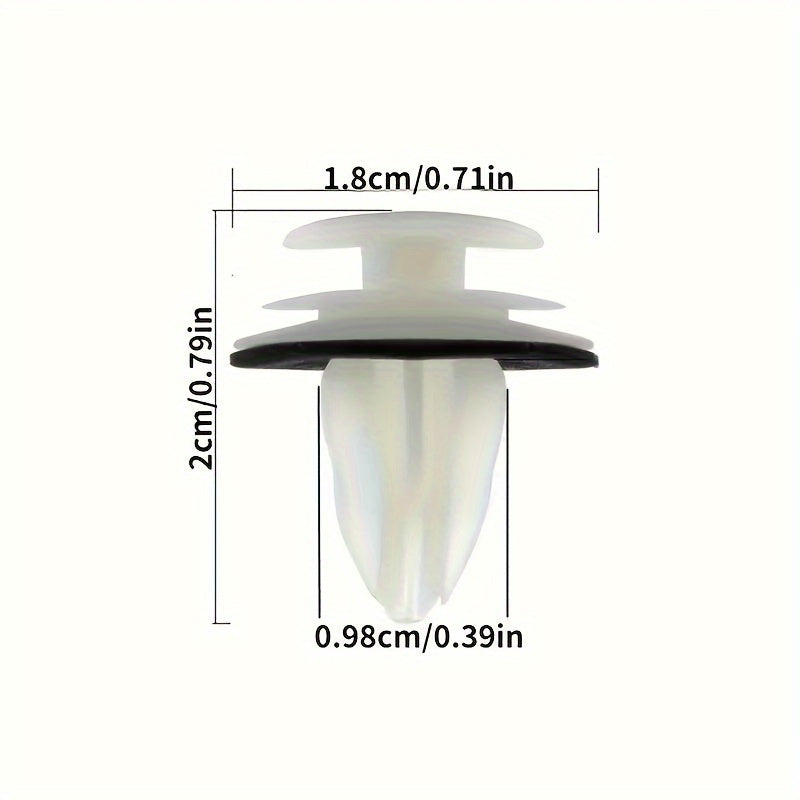 Universal Car Door Panel Clips for A and B Pillars, Plastic Fasteners