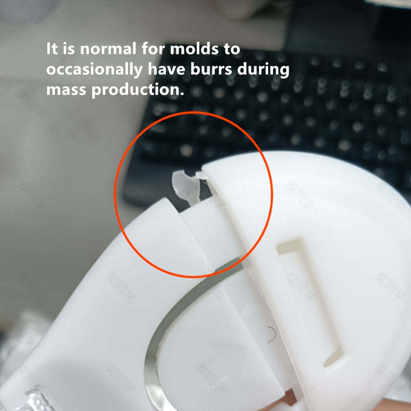 10 ta oq bolalar xavfsizlik qulflari to'plami, shkaflar va shkaflar uchun oson o'rnatish