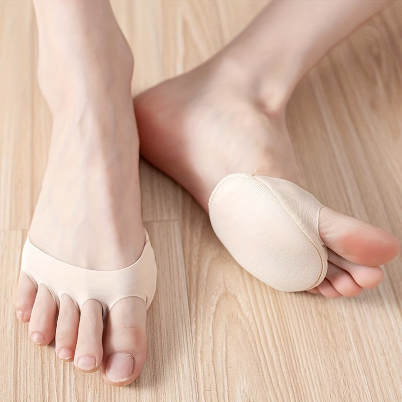 Women's Foam Forefoot Cushions Half-Size Anti-Wear Foot Pads, Comfortable Shoe Inserts
