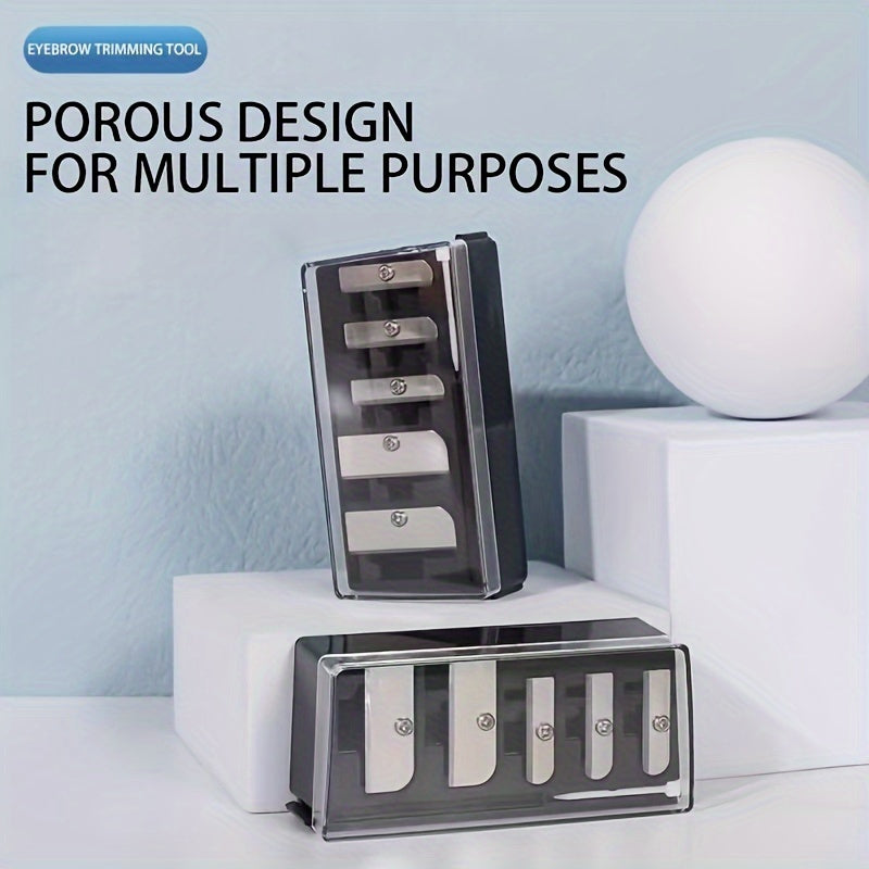 Travel Makeup Pencil Sharpener Dual Hole Portable Debris Collection