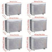 Outdoor Air Conditioner Cover Waterproof UV-Resistant Oxford Cloth Durable Mesh