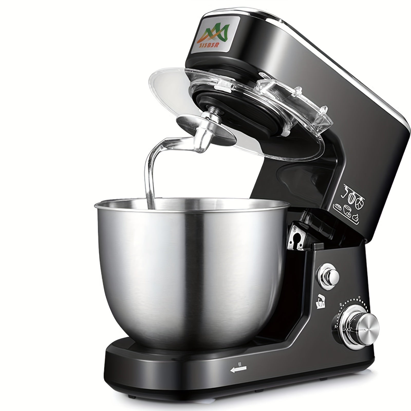 1000W Tilt-Head Electric Stand Mixer with Bowl Dough Hook Whisk Beater for Baking