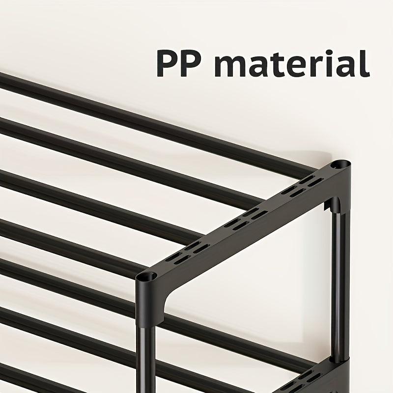 1-qismli Oson yig'iladigan Ko'p qavatli Poyabzal tokchasi - Kirish joyida, yo'lakda, yotoqxona, yashash xonasida, uyda yoki yotoqxonada mustahkam va samarali poyabzal saqlash uchun - 2-8 qavatda mavjud