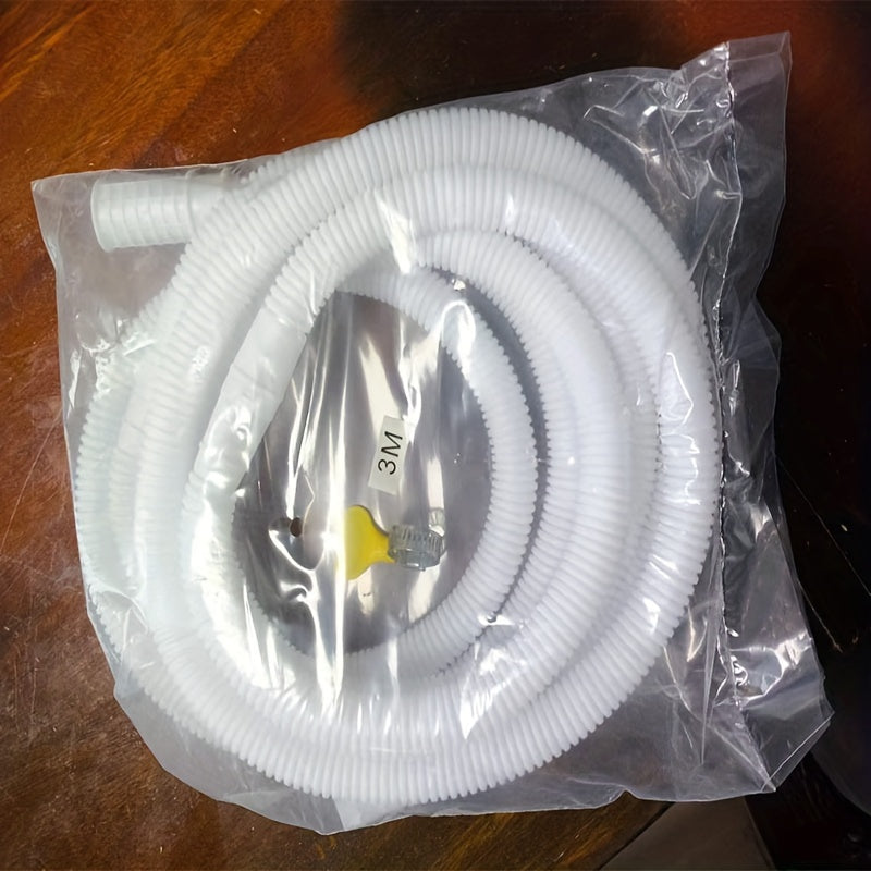 Flexible PVC Washing Machine Drain Hose with Clamp for Washer and Air Conditioner