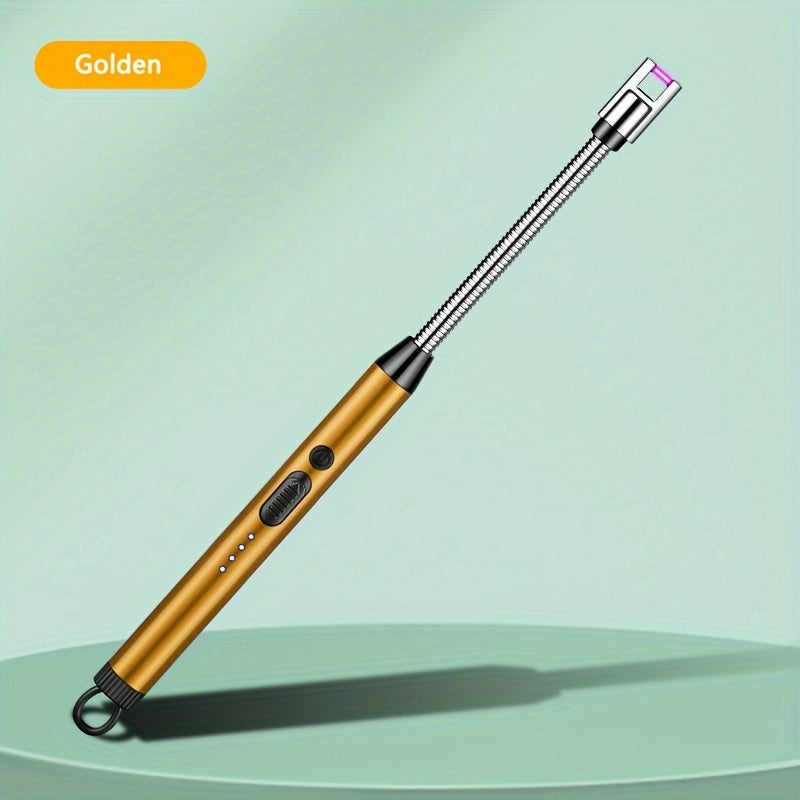 Rechargeable USB Arc Lighter Windproof Candle Camping Outdoor Kitchen Gift