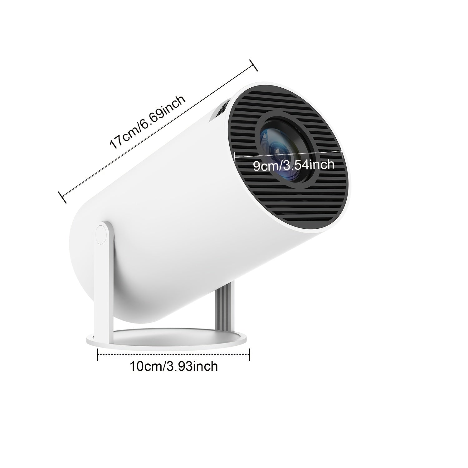 720P LED Smart Projector with Wi-Fi 6 and Android Compatibility 160 ANSI Lumens