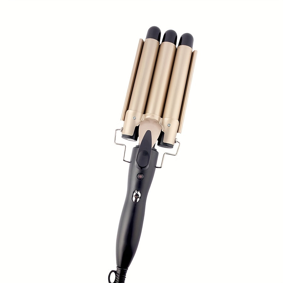 22mm Ceramic Three-Tube Beach Wave Curler