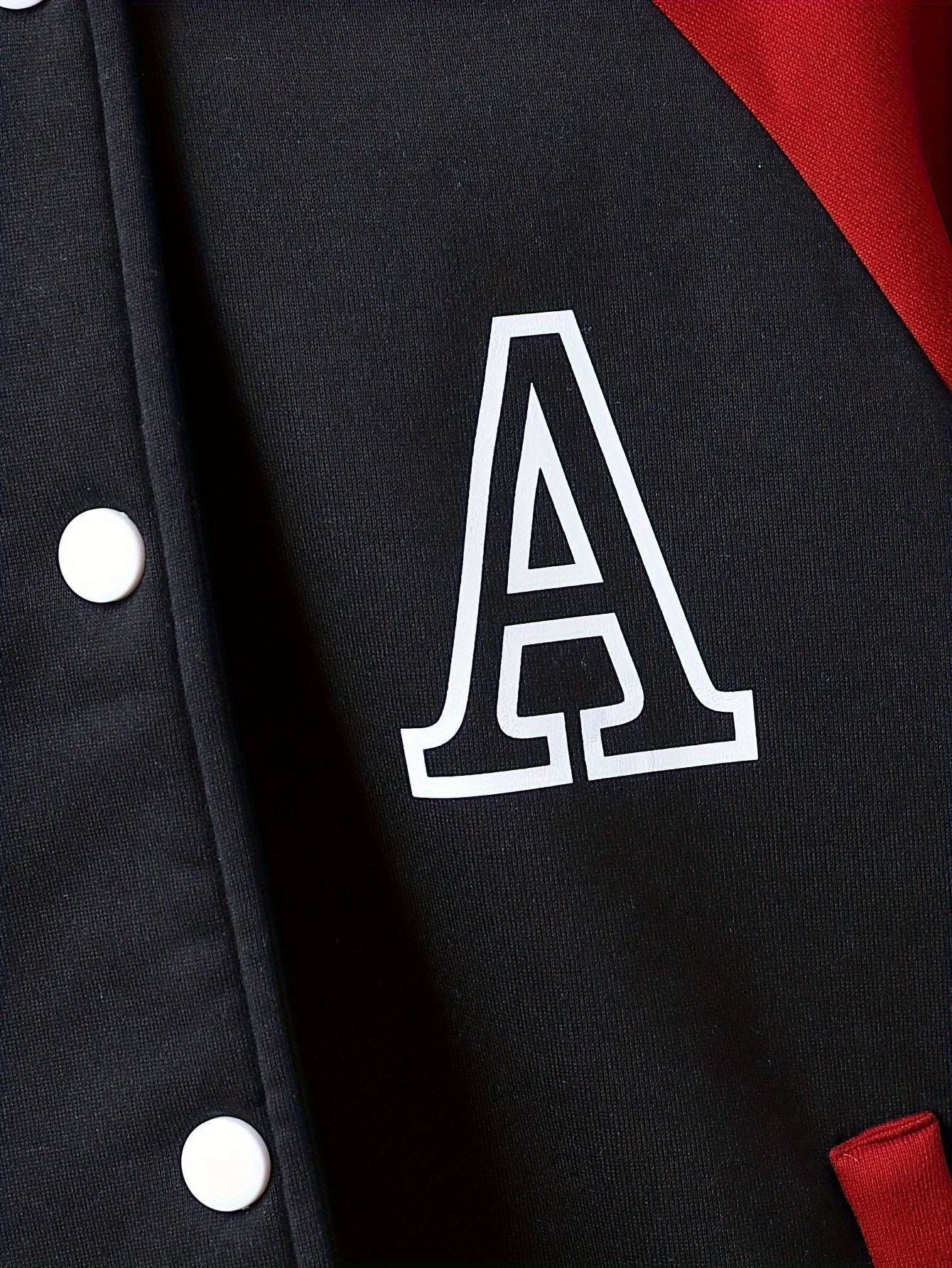 Boys Hoodie Color Block Long Sleeve Fall Winter Casual Polyester with "A" Print