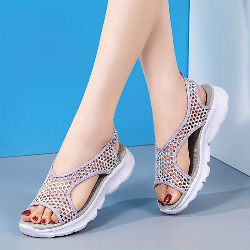 Women's Mesh Sporty Sandals Breathable Open Toe Casual Outdoor Shoes