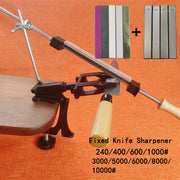 Afilador de cuchillos con ángulo fijo y pulido de diamante para uso profesional en la cocina
