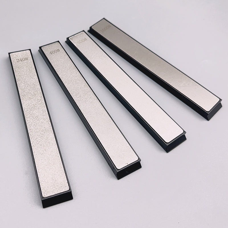 Oshxona pichoqlari uchun olmos whetstone pichoqni silliqlash to'plami, 4 ta.