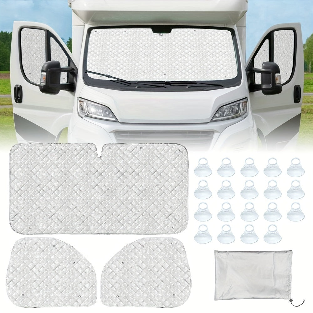 Internal Thermal Blinds – 7-Layer Cover Windscreen for Van 2006-2022