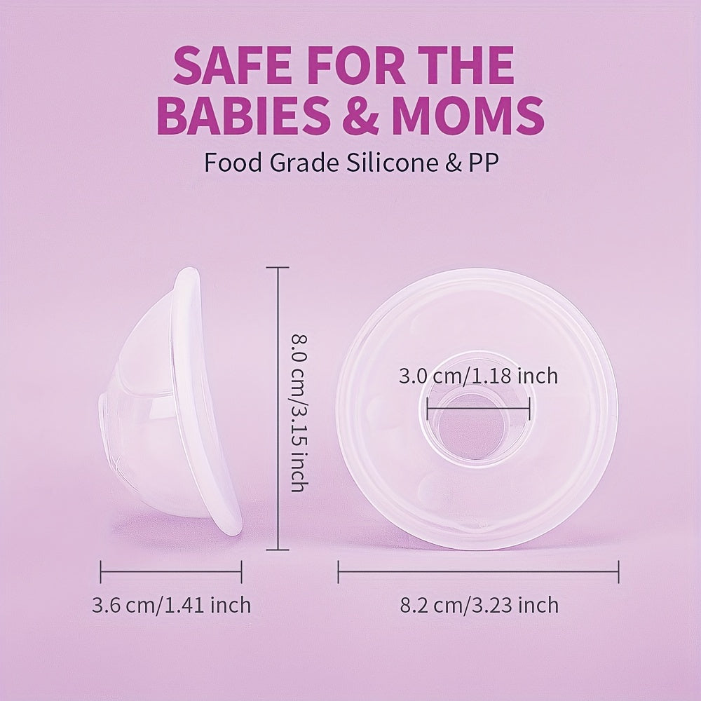 Silicone Breast Shields and Milk Collectors Non-Toxic Durable Easy to Wash
