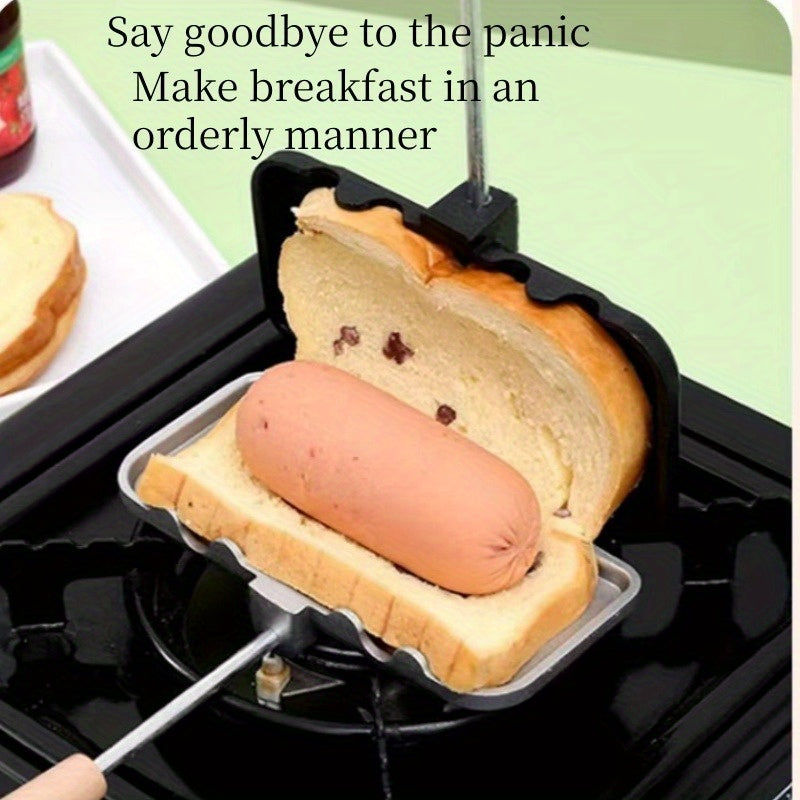 Aluminum Alloy Sandwich Maker Non-Stick Irregular Shape 1000W