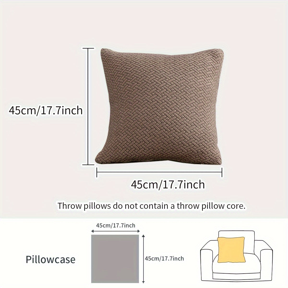 Checkered Pattern Polar Fleece Sofa Cover Boho Style Stretch Fabric Stain and Pet Scratch Protection