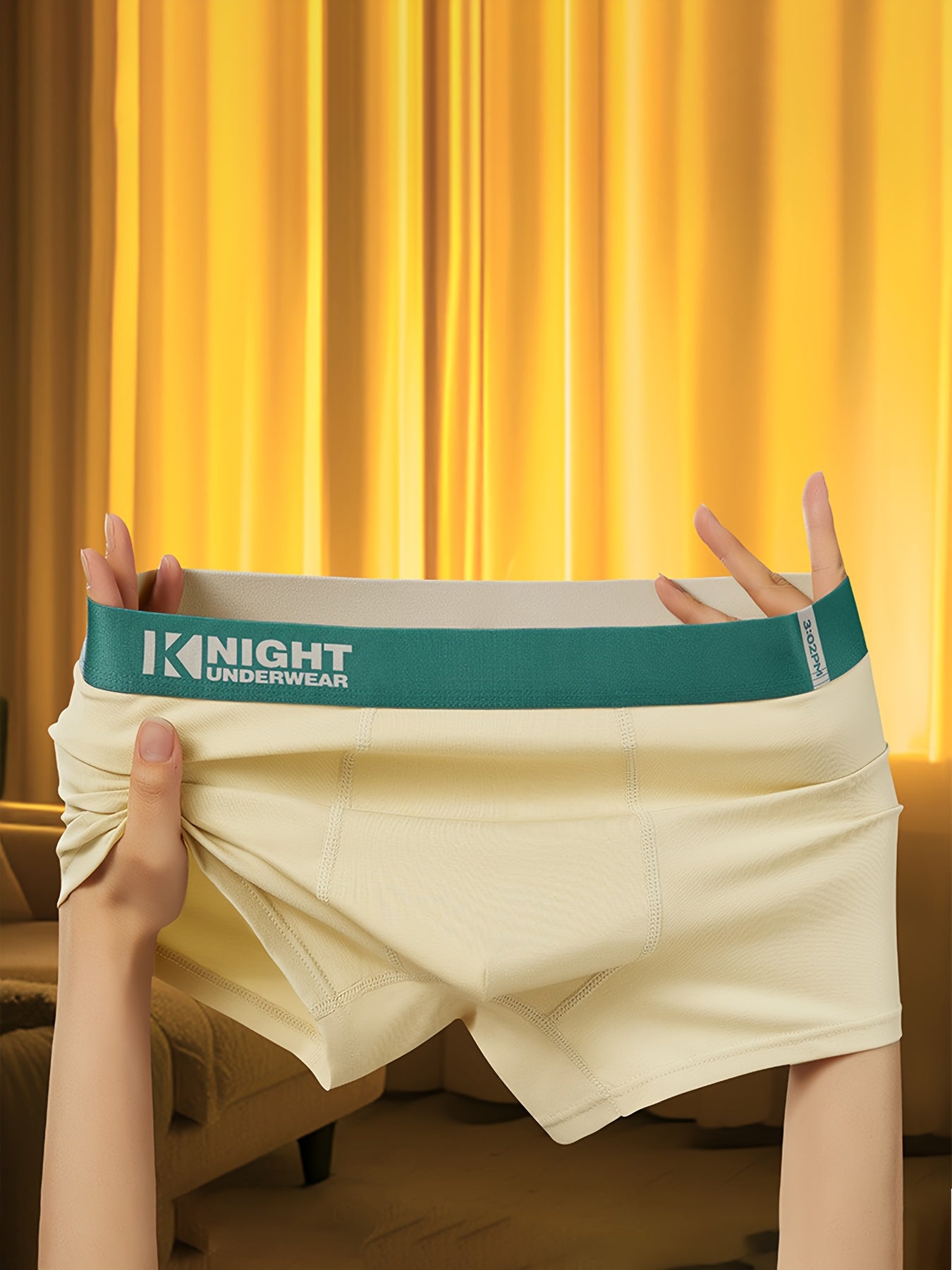 Men's Breathable Cotton Boxer Shorts 6-Pack with Printed Design