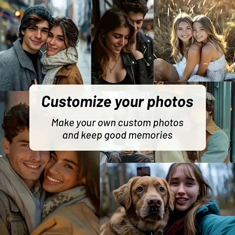 Персонализированная акриловая фотопластина - идеальный подарок для близких друзей, на выпускной, важные события, дни рождения и особые случаи - современный безрамочный фотодисплей, индивидуальный сувенир для дорогих моментов - не требуется электричество