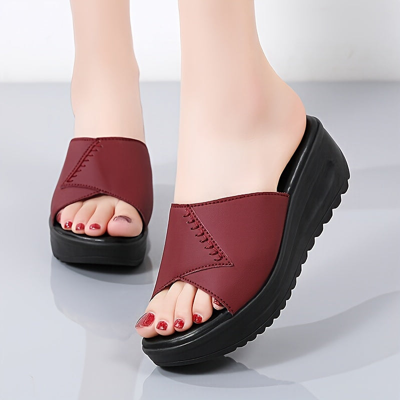 Women's Slide Sandals Summer Non-Slip Soft Sole Casual Shoes