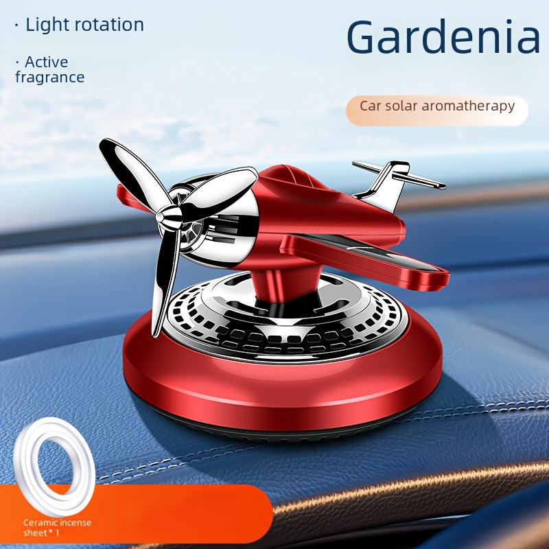 Solar-Powered Car Air Freshener Aromatherapy Helicopter Odor Remover Decoration Eid Al-Adha
