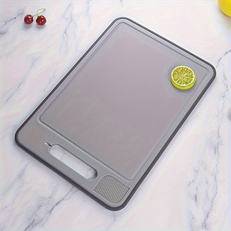 Double-Sided Defrosting Board Aluminum Plastic Garlic Grinder Knife Sharpener