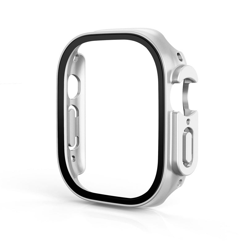 Smartwatch Case for iWatch Ultra 2 49mm Shockproof Durable PC with Tempered Glass Screen Protector