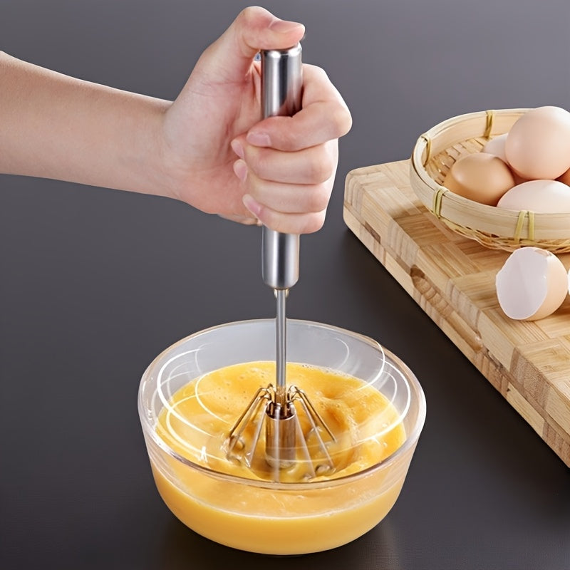 Stainless steel egg beater 30.48 cm handheld manual for baking camping
