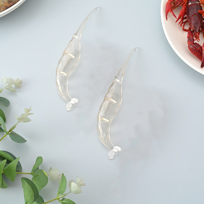Set of 6 Shrimp Deveiners, Sturdy Plastic Prawn Peeler, Seafood Kitchen Tools