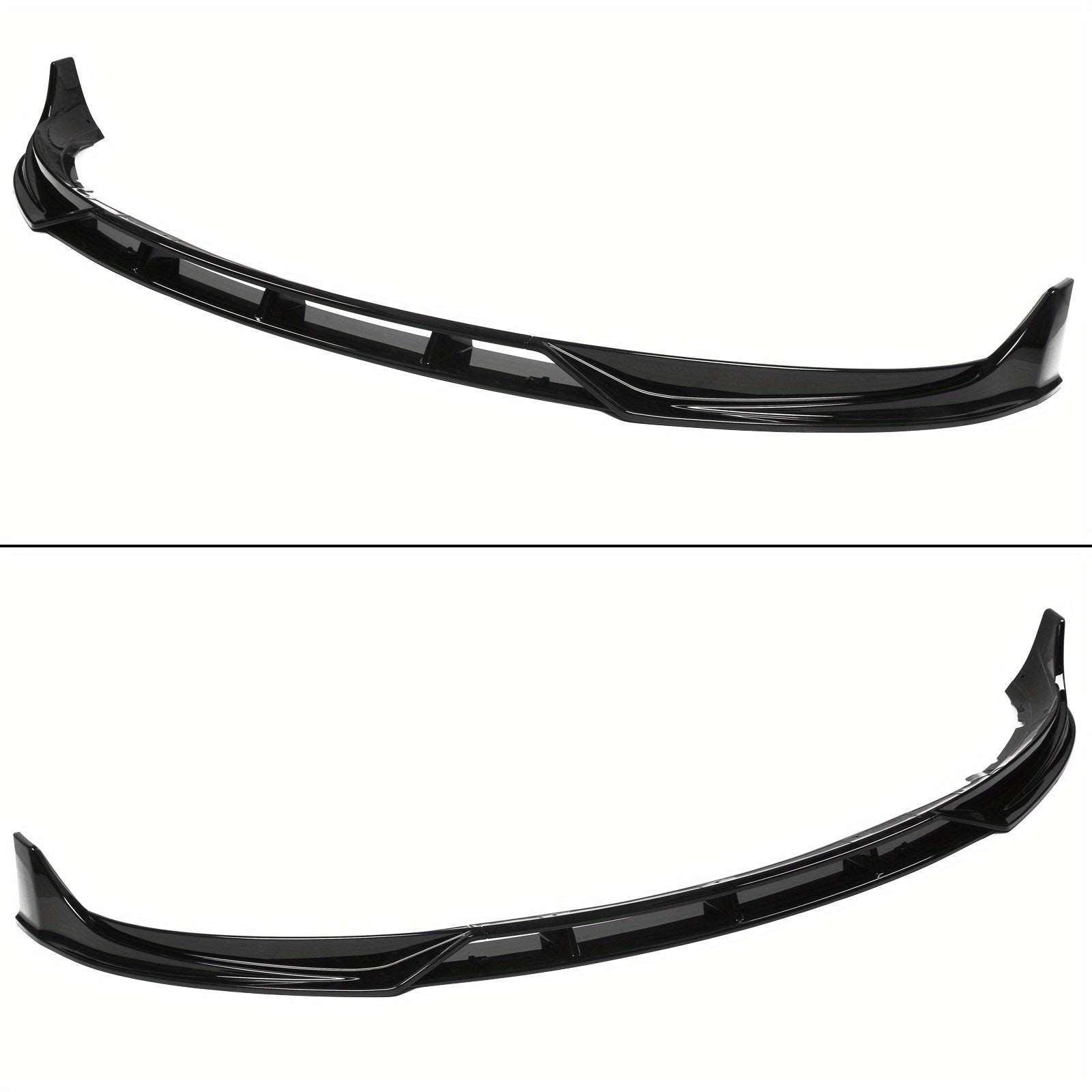 Front Black ABS Plastic Front Bumper Lip Spoiler for Tesla Model 3 2017-2023