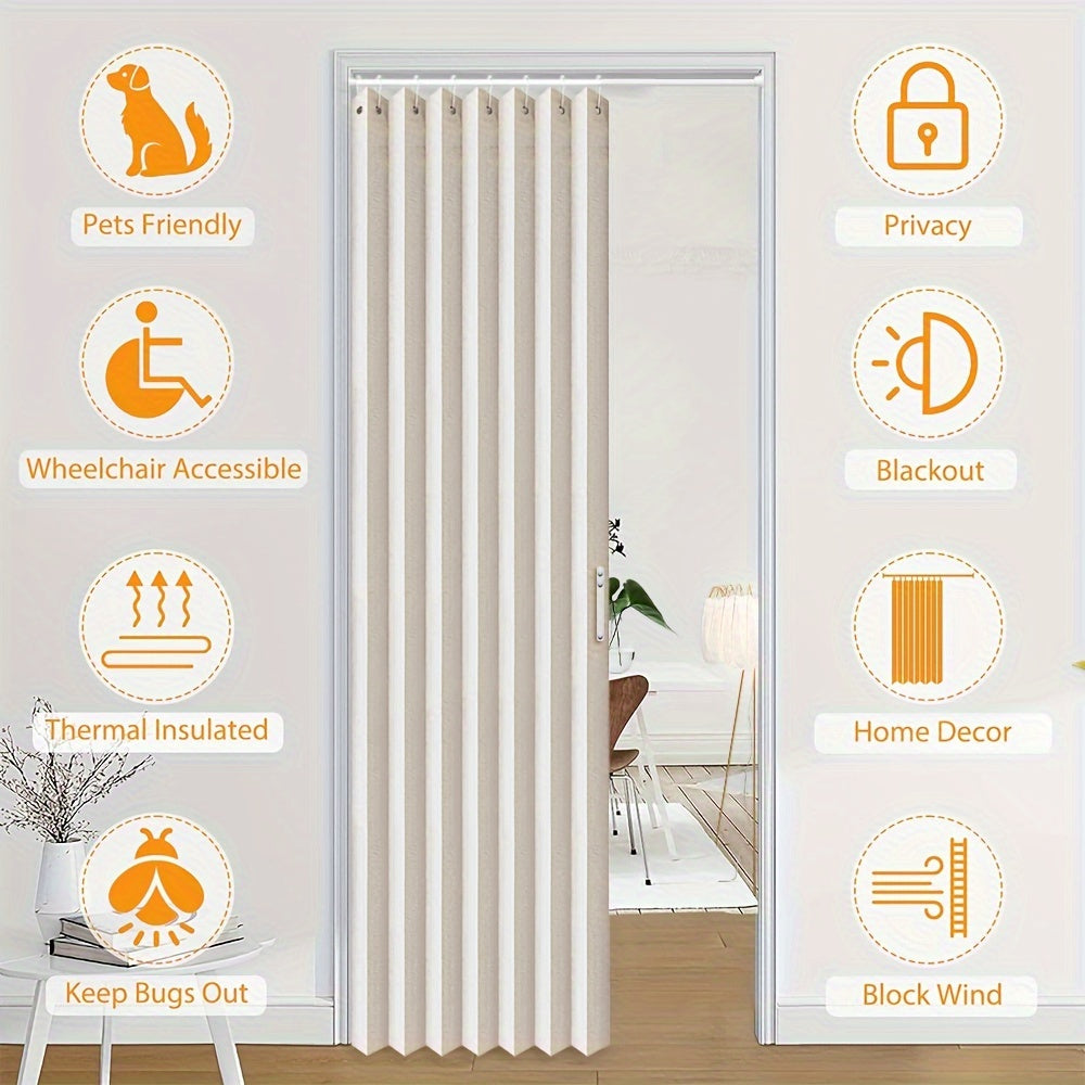 Qora rangdagi xona ajratuvchi va deraza maxfiyligi uchun qulf bilan qora blackout pardasi