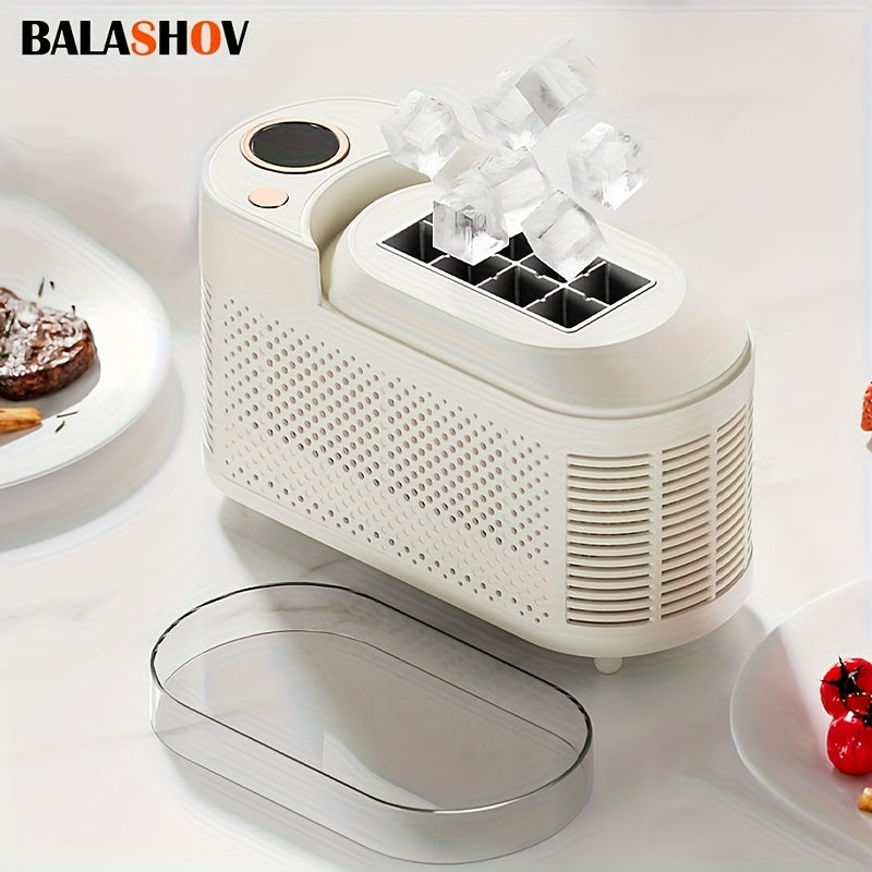 Mini Ice Maker Countertop Portable Travel Ice Cube Machine Fast Ice Making