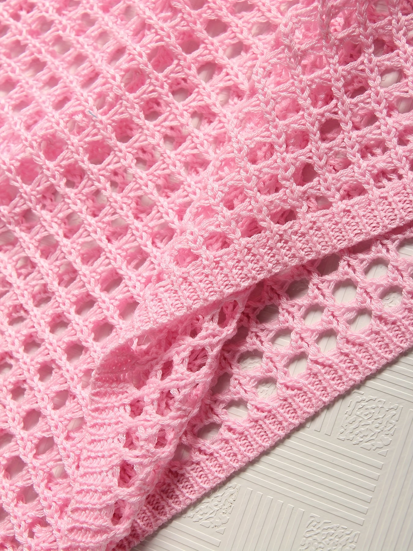 Women's Polyester Crew Neck Knit Top with Long Sleeves Sun Protection Short Length