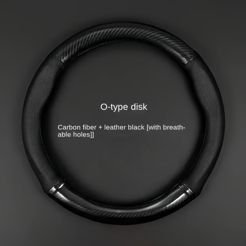 Универсальный кожаный чехол на руль для всех сезонов, противоскользящий, прочный, впитывающий пот