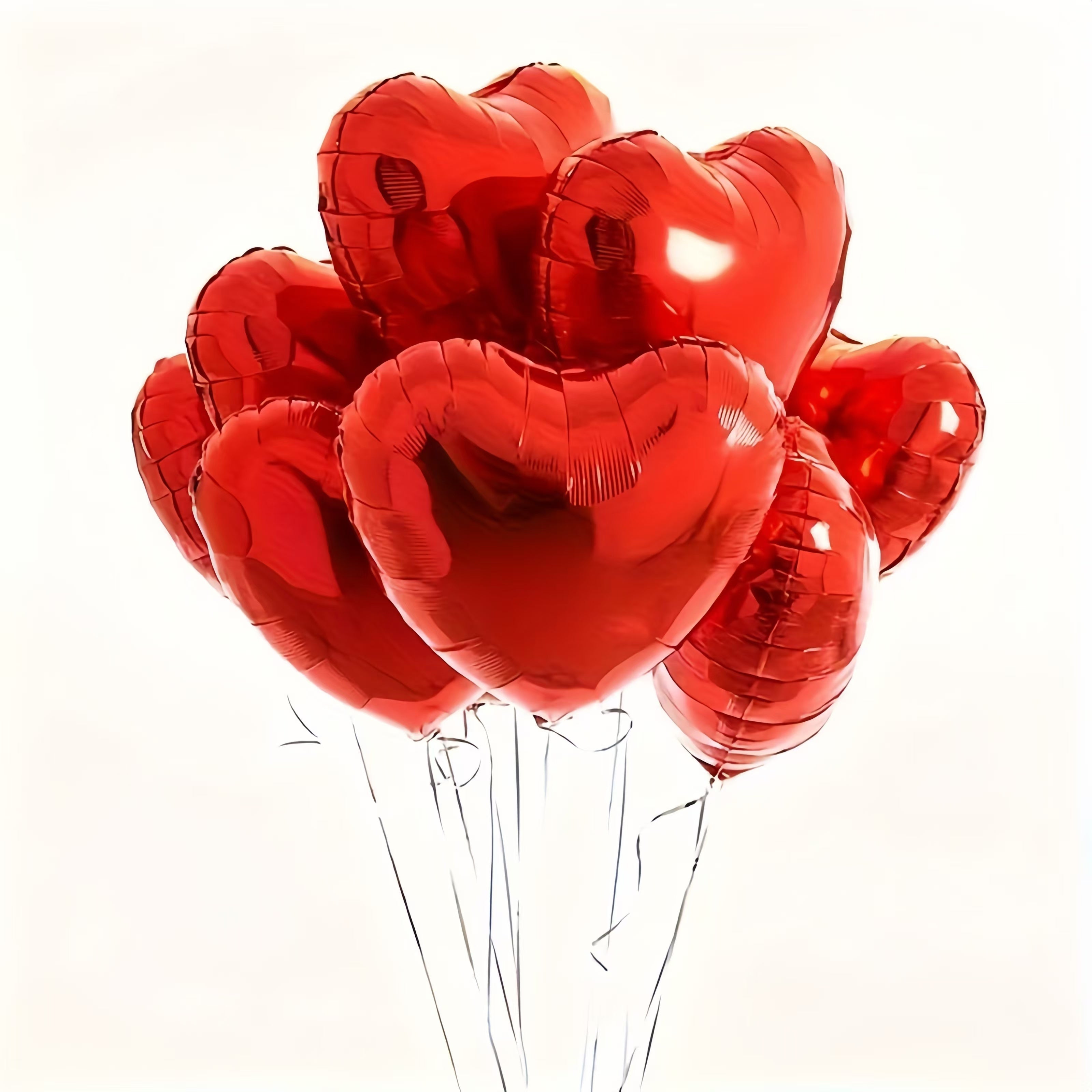 10 Heart-Shaped Foil Balloons for Valentine's Day Birthdays Weddings and Parties