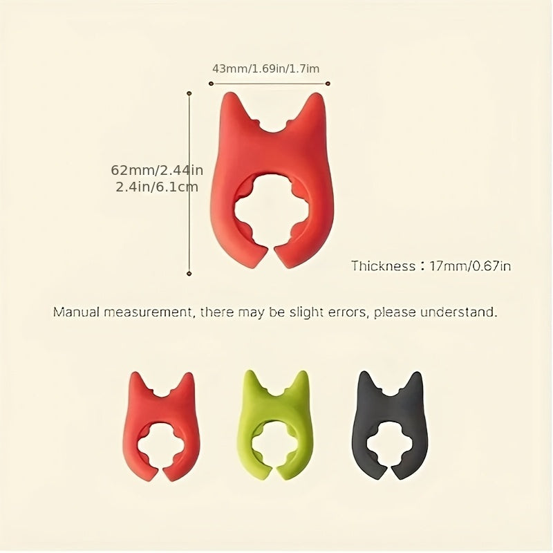 3 ta issiqqa chidamli silikon spatula ushlagichlar to'plami, sirpanmaydigan oshxona asboblari uchun o'rnashlar, oddiy o'rnatish, joyni tejovchi pishirish asboblari ushlagichlari, yuvish oson, xavfsiz dizayn