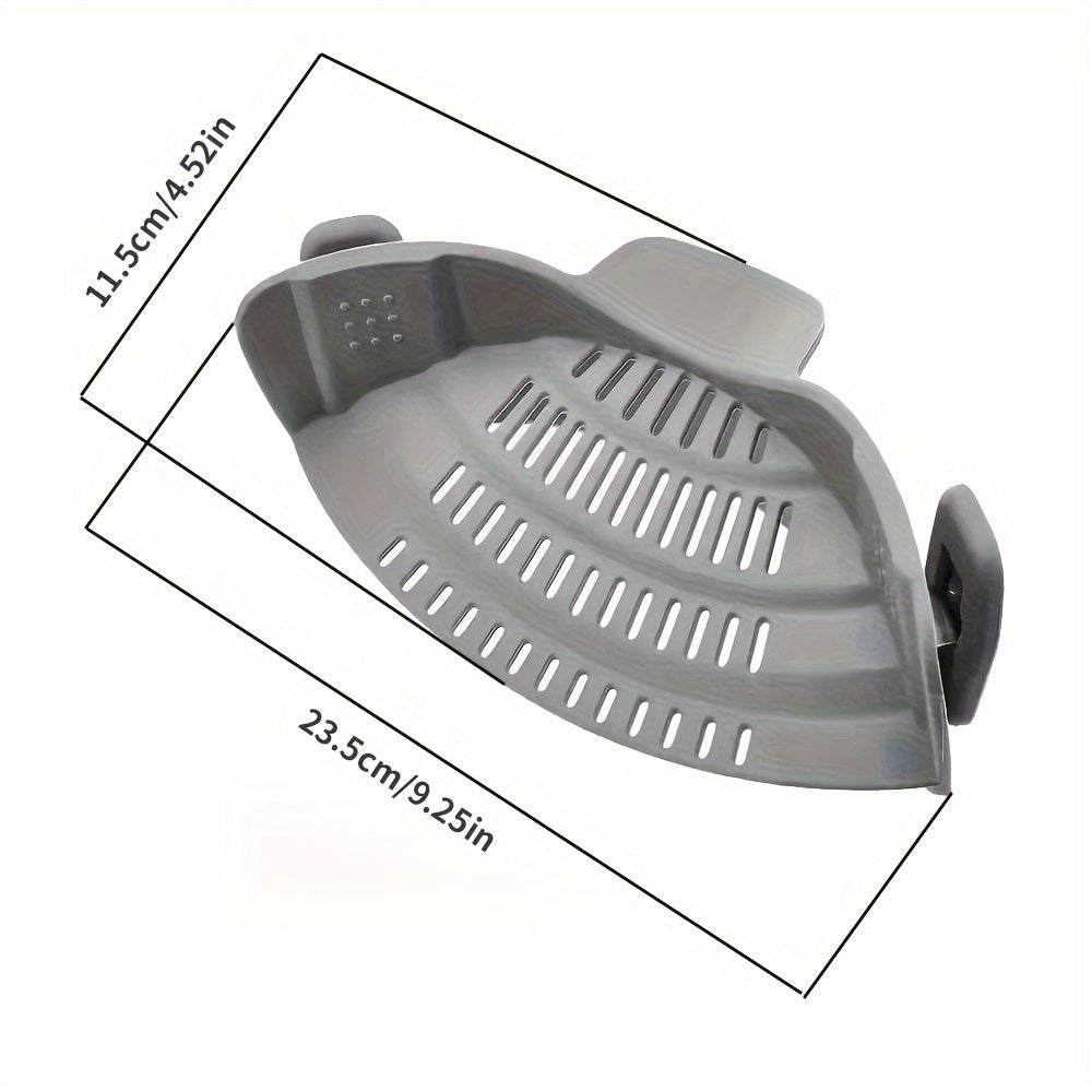 Silikon mikserli elakcha uchun sabzavotlar va makaronlar, idishlar va kastrullar uchun oziq-ovqat oqizi uchun asbob