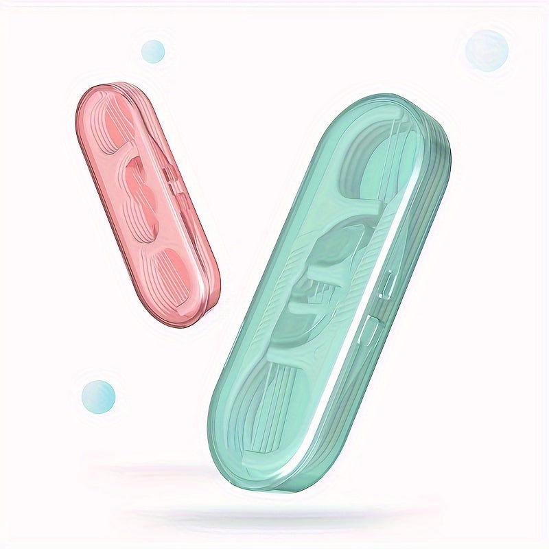 Dental Floss Picks Dispenser Storage Box Portable Dental Floss Holder